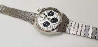 Vintage Citizen Bullhead Automatic Chronograph Watch 8110 Made In Japan