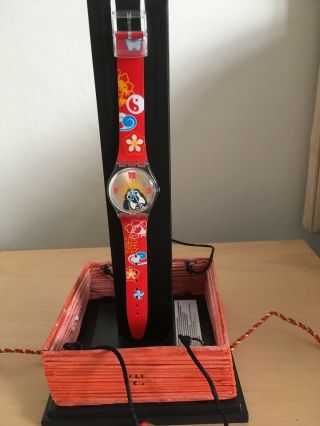 Swatch Watch Ge178 Chinese Year Of The Dog Pack Gou Lai Fu Special