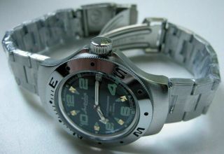 Vostok Russian Amphibian Military Automatic Diving Watch 060334 3