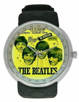 The Beatles Concert Watches Colorful Posters On A Watch John Paul George Ringo