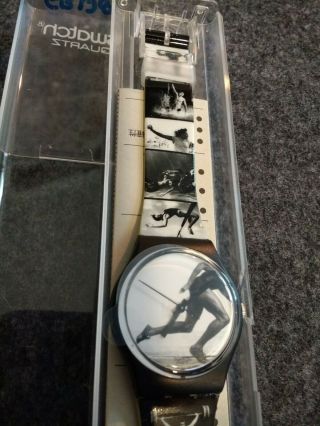 Vintage Swatch Anne Leibovitz (gb178) 1996 Olympic Watch - Collectible