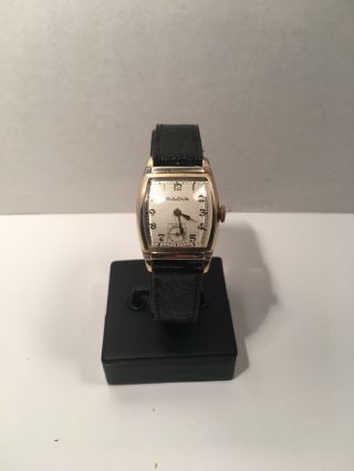 Vintage Men’s Bulova 15 Jewel Wristwatch - Runs Good