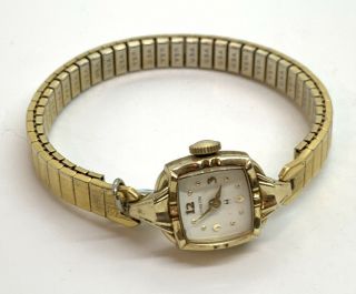 Vintage Ladies Hamilton Watch 10k Gold Filled Runs