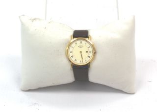 Gents Rotary Gold Plated Quartz Wristwatch Spares/repairs - W78