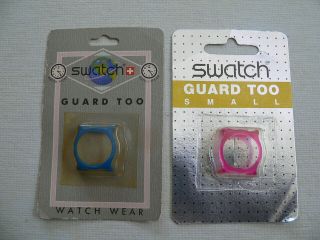 Swatch Blue And (pink Red) 2 Guards Small For Ladies 25mm Face Swatches