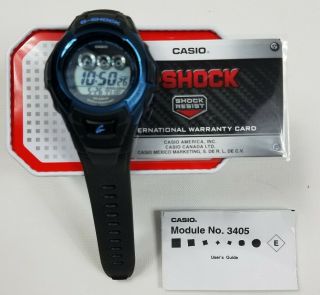 Casio G - Shock Mens Black Strap Water Resistant Solar Digital Watch Gw - M500f