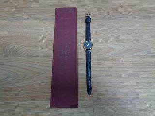 Vintage Raymond Weil Geneve Swiss Made Ladies Quartz Watch 18k Gold Plate 9410