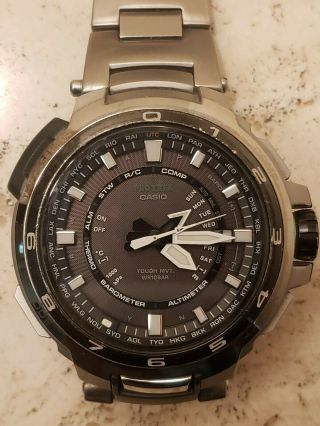 Casio Atomic Watch Protrek Prx - 7000t