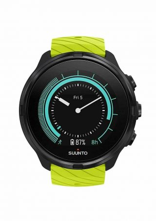 Suunto 9 GPS Sports Watch,  Lime,  Long Battery Life and Wrist - Based Heart Rate 2