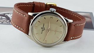 Ulysse Nardin Swiss Wristwatch Vintage 50´s,  Textured Dial,