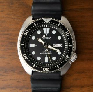 Seiko Prospex Srp777 Turtle Watch Black With Box And Papers.