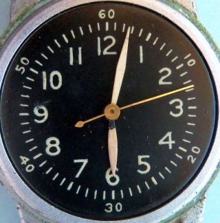 Vintage A.  F.  U.  S.  Army Military Wristwatch Wwii Waltham A - 11
