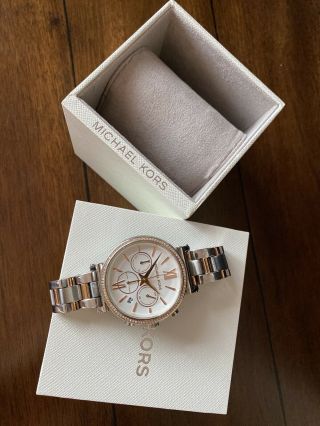 Michael Kors Womens Watch Stainless Steel And Rose Gold