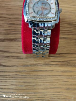 Marc Ecko Men ' s E15066G1 The Saint Silver Swarovski crystals S/Steel Watch 46mm 2