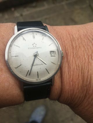 Mens Eterna Matic Centenaire Automatic Vintage Watch 1967,  Cal 1489u