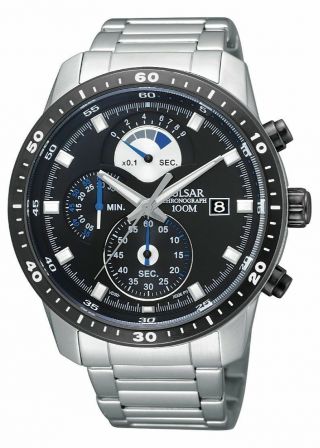 Pulsar Sports Chronograph Ps6023 Mens Watch By Seiko Boxed Rrp £135