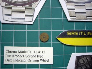 2556/1 2nd Type Date Indicator Driver.  Chrono - Matic Breitling Heuer Cal.  11,  12. 2
