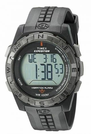 Timex Expedition Vibration Alarm Full - Size - Digital - Water Resistant - Timer