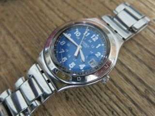 SWATCH IRONY AG 1993 V8 SWISS MADE MEN ' S WATCH Stainless Steel with date 3