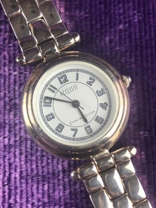 Ecclissi Sterling Silver Watch With 2 Extra Links,  62g