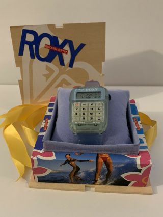 Roxy Quiksilver Digital Calculator Blue Watch Instructions