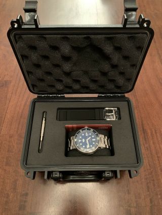 Duxot Trionfo Mariana Blue 48mm Sapphire Crystal Automatic Watch Dx - 2004 - 22