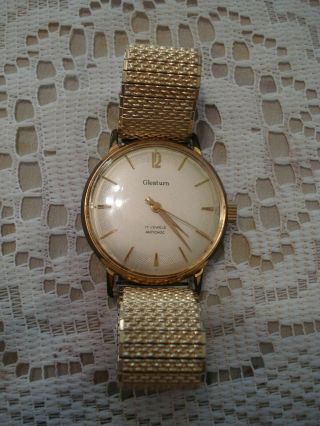 Vintage Gleaturn Gold Plated Watch Good Order