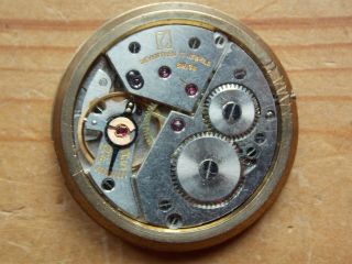 Vintage Trebex Felsa Cal 398 17 Jewel Wristwatch Movement Runs Spares