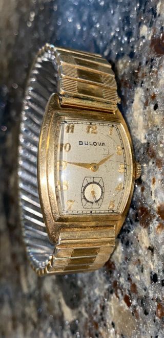 Bulova 15 Jewel 10a Watch Wristwatch Men’s