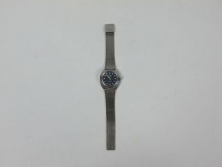 Bwc Incabloc Swiss Mens Wristwatch Vintage Retro Steel Watch Swiss Made