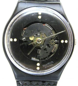 Swatch Watch 1986 Limelight Gb112 Diamonds,  In