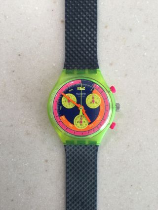 Rare Swatch Grand Prix & Tags.  Stored In Bank Box
