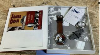 James Dean Special Collectors Ltd Ed Fossil Wrist Watch Set W/ Unworn