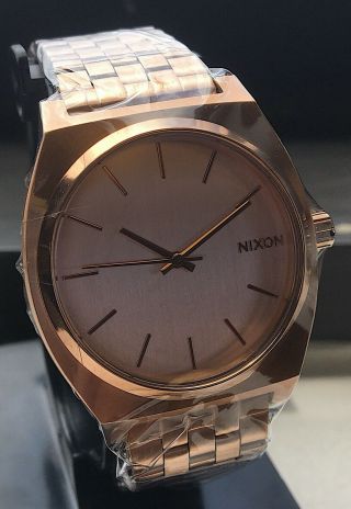 Nixon Time Teller Watch All Rose Gold