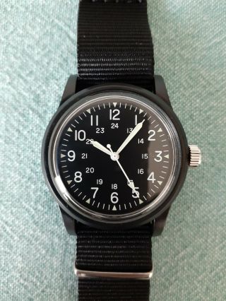 Military Field Watch (like Vietnam Era Timex Camper/hamilton),  Mil Spec Dial