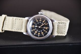Waltham Stainless Steel Military Pilots Wrist Watch Type A - 17,  Navigation Hack