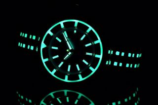 Aragon Bioluminescence Blue Dial & Accents Nh35 Automatic 44mm Stainless Watch