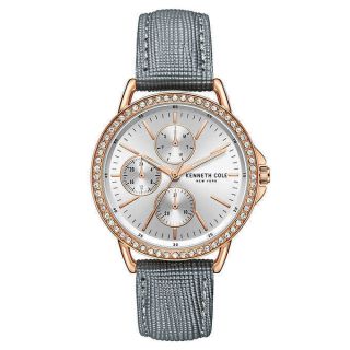 Kenneth Cole Kc51151008 Rose Gold - Tone Stainless Steel Case Ladies Quartz Watch