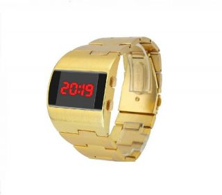 Stealth Military Style Heavy Duty Stainless Steel Led Digital Wristwatch