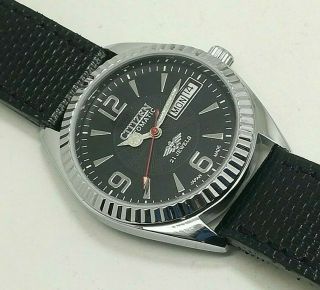 Citizen Automatic Men,  S Steel Plated Vintage Black Dial Made Japan Watch Order