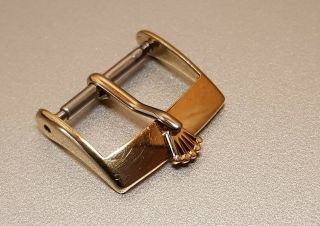 Rolex - Solid 18k.  750 Yellow Gold - Authentic Vintage Buckle Inner 16 Mm