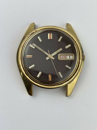 Mens Vintage Seiko Automatic 17 Jewels Wristwatch W/day & Date 7006 - 8007