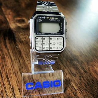 Rare Vintage 1981 Casio Ca - 851 Digital Calculator Watch Made In Japan Mod.  134