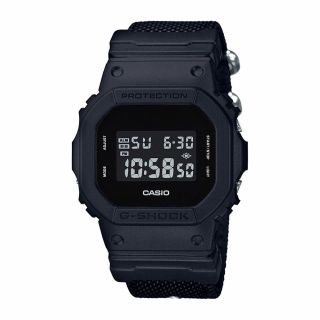 Casio G - Shock Dw5600bbn - 1 Military Black Cordura Nylon Strap Digital Men 