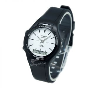 - Casio Aw90h - 7e Dual Time Watch & 100 Authentic
