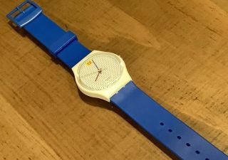 Swatch Dotted Swiss Gw104 1985 Gent 34mm