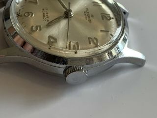 Vintage Fleurier Stainless Steel Gents Mid Size Wrist Watch 3
