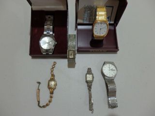Vintage Watches Seiko,  Timex,  Ascot,  Fond Acier,  Rovano,  Malton