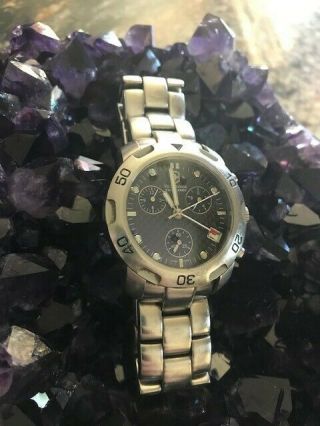 Victorinox Swiss Army Stainless Steel Sapphire Crystal Wrist Watch For Men