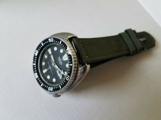 Vintage Seiko Turtle 6309 - 7049 Automatic Diver Watch 1979 2